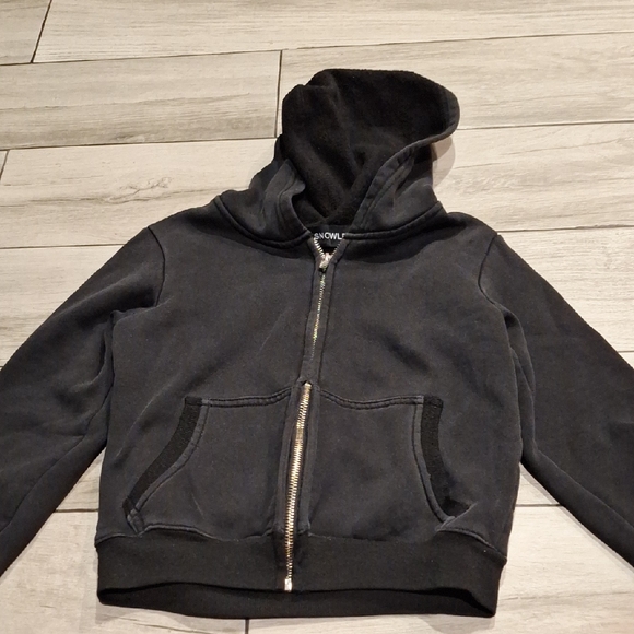 Cozy Black Kids Hoodie - Picture 1 of 2